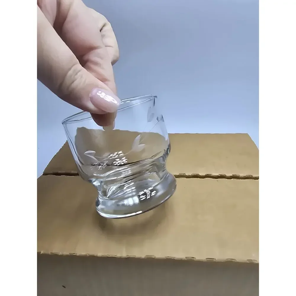 Princess House Crystal Punch Bowl Cups Set Of 6 New In Box